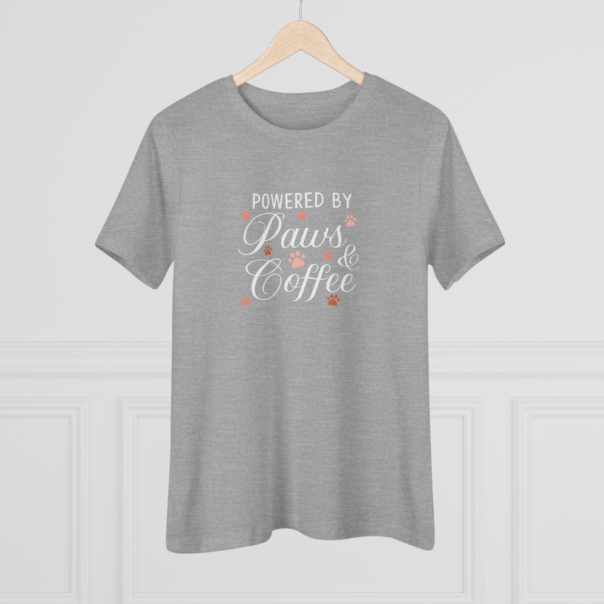 Powered by Paws & Coffee | Women's Tshirt