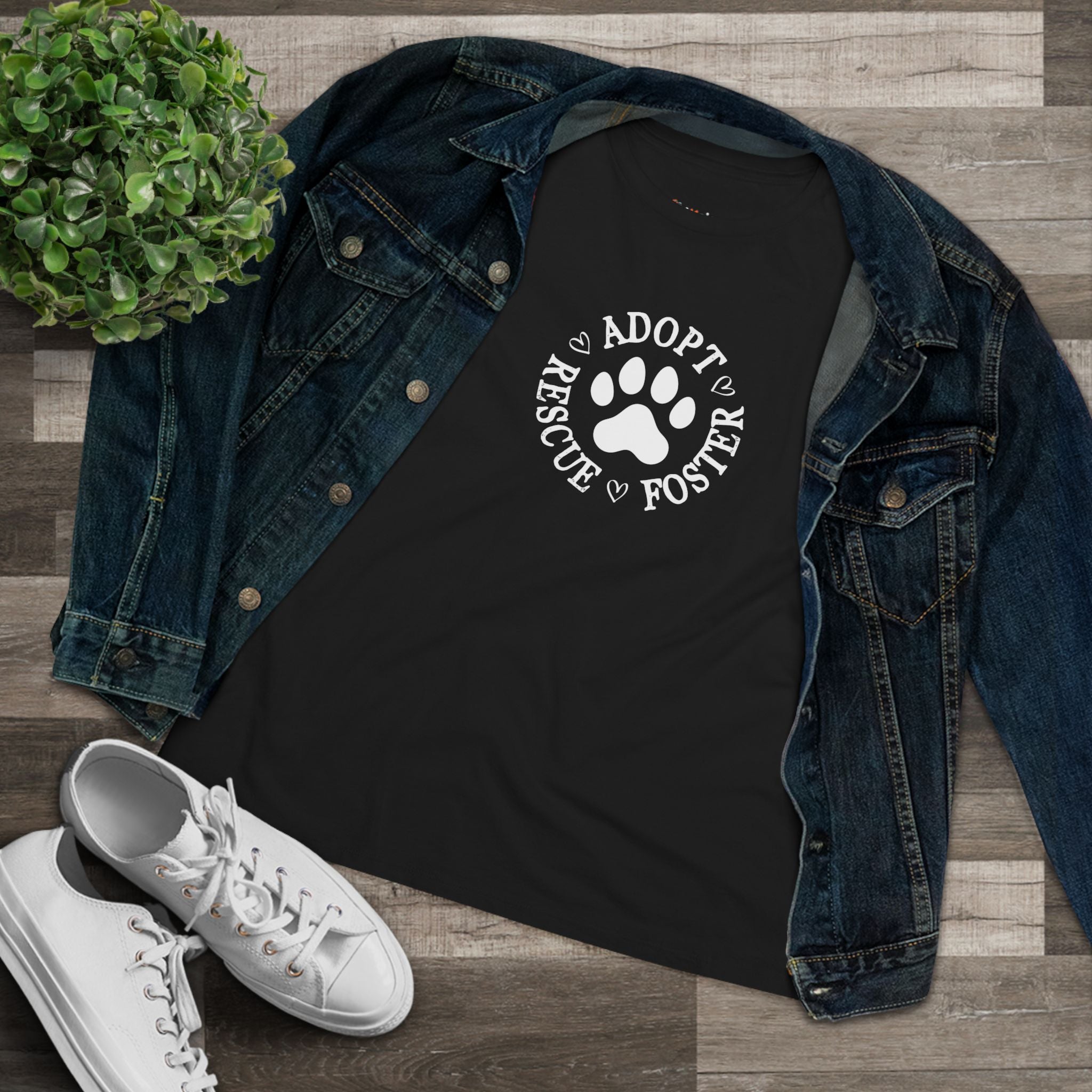 Adopt Rescue Foster | Womens Tshirt for Foster Dog Moms
