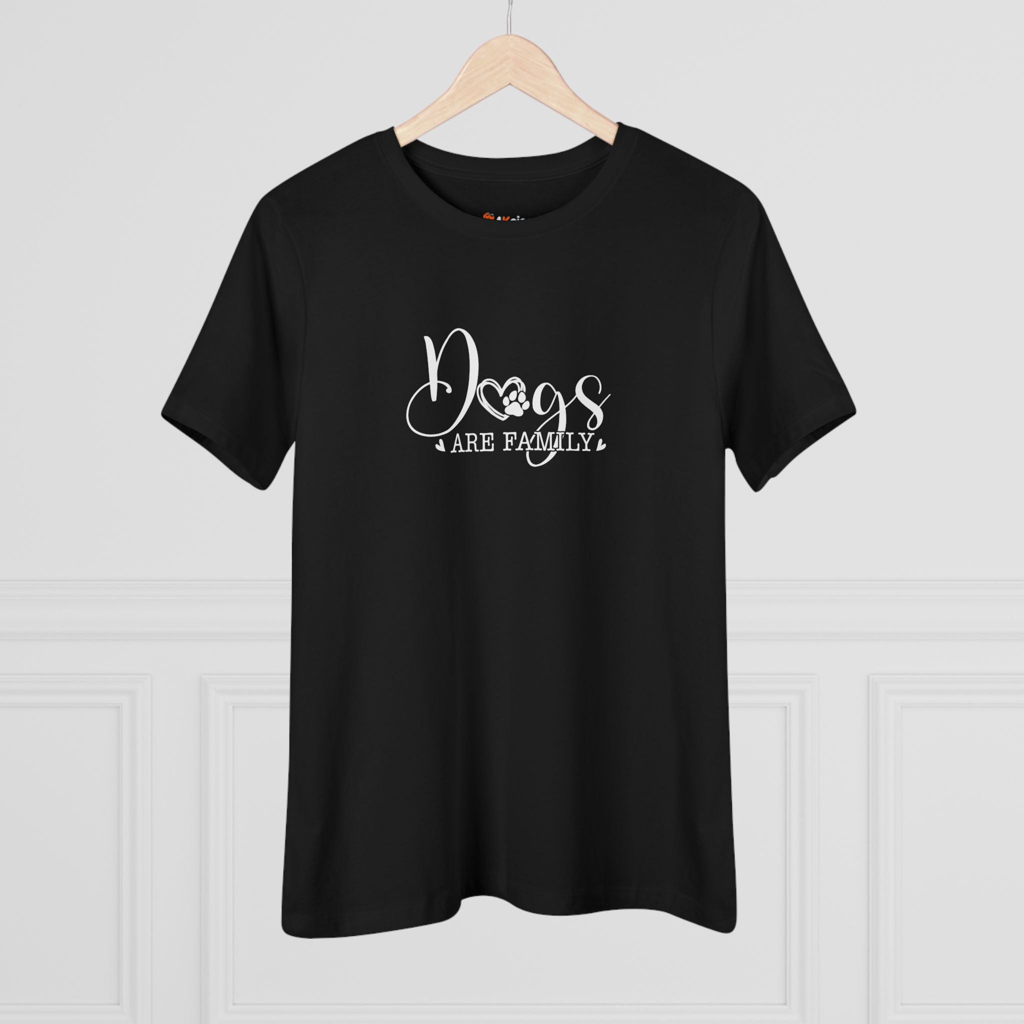 Dogs Are Family | Dog Mom Womens Tshirt