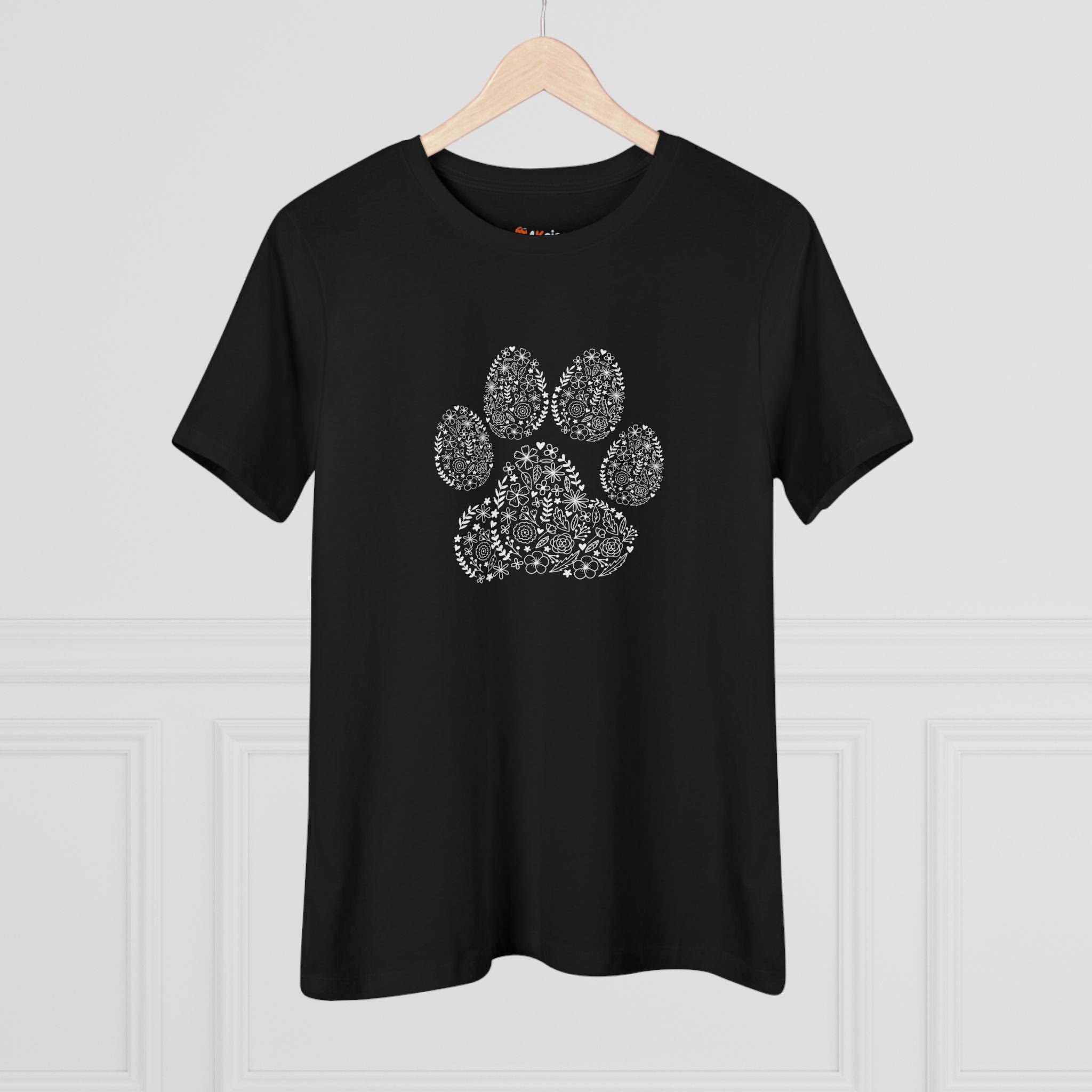 Flower Paw | Dog Lover Womens Tshirt