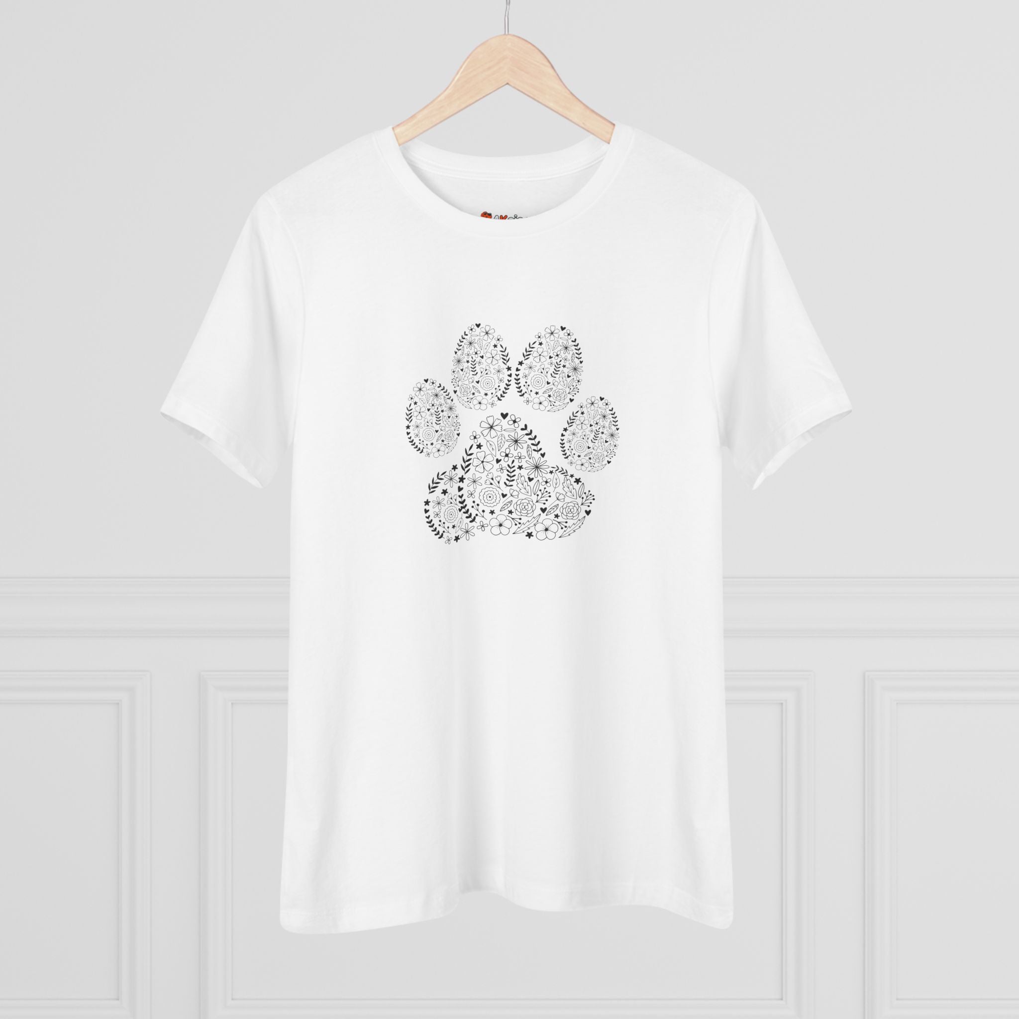 Flower Paw | Dog Lover Womens Tshirt