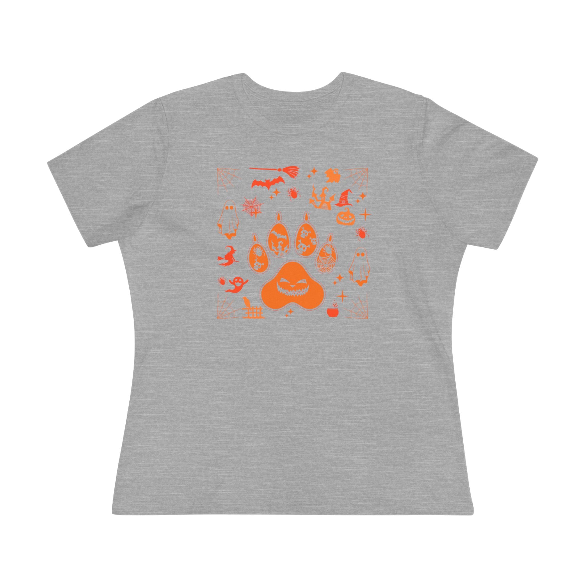 Halloween Paw | Halloween Graphic Shirt for Dog Lovers Womens Tshirt
