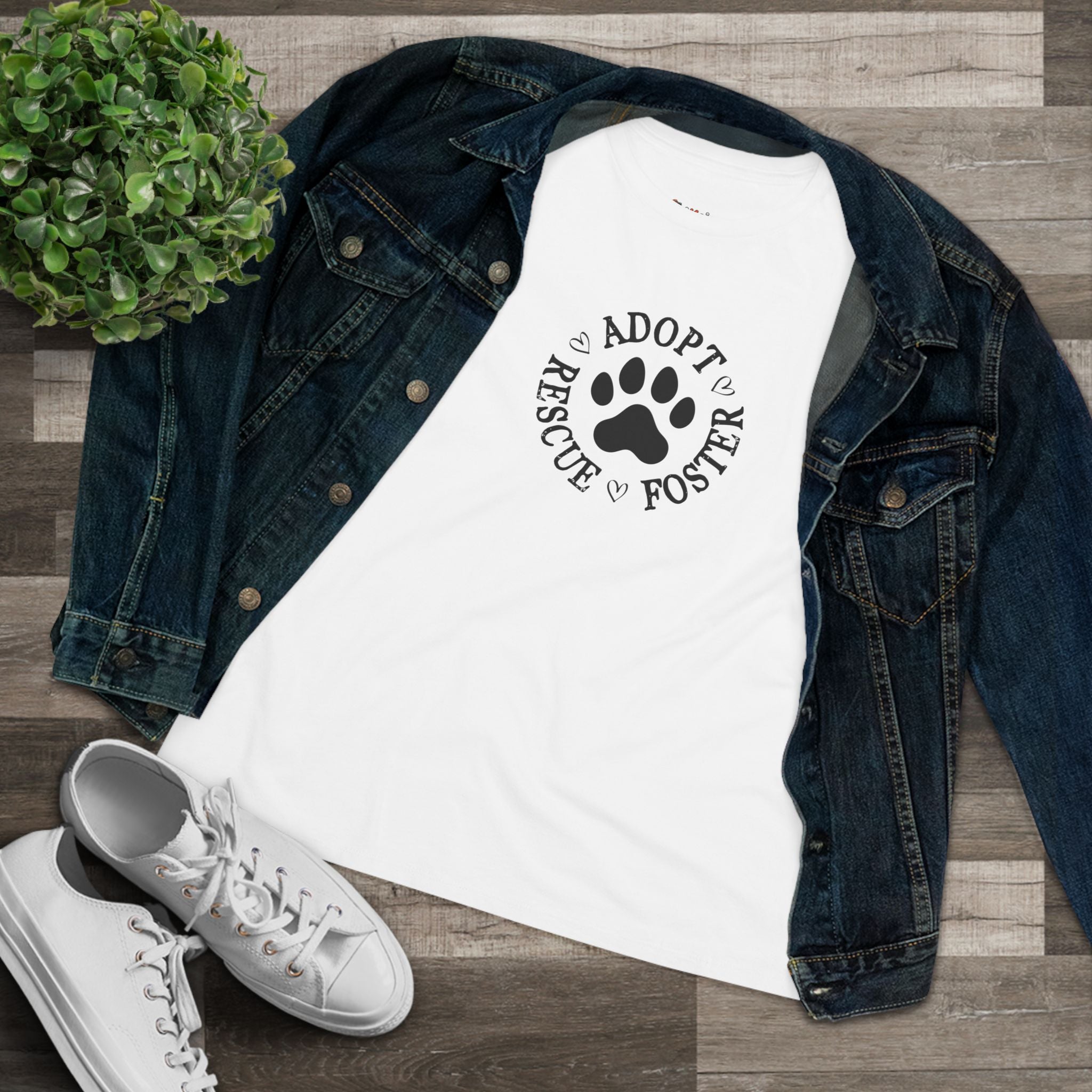 Adopt Rescue Foster | Womens Tshirt for Foster Dog Moms
