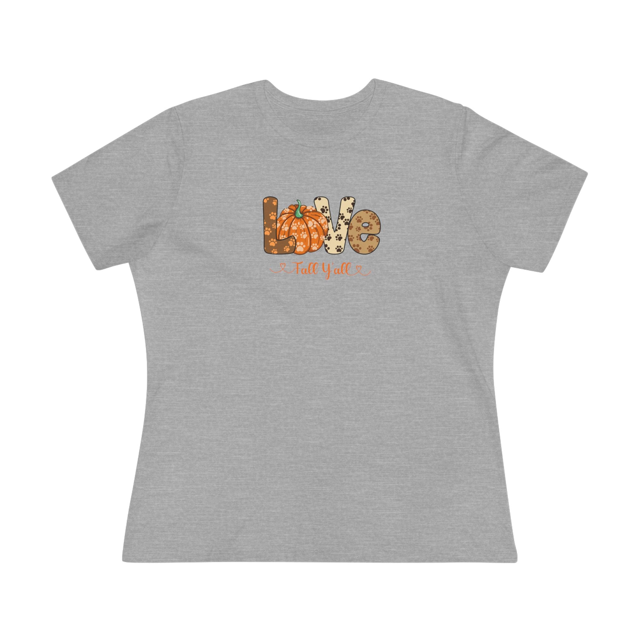 Love Fall Y'all | Fall and Dog Lovers Womens Tshirt
