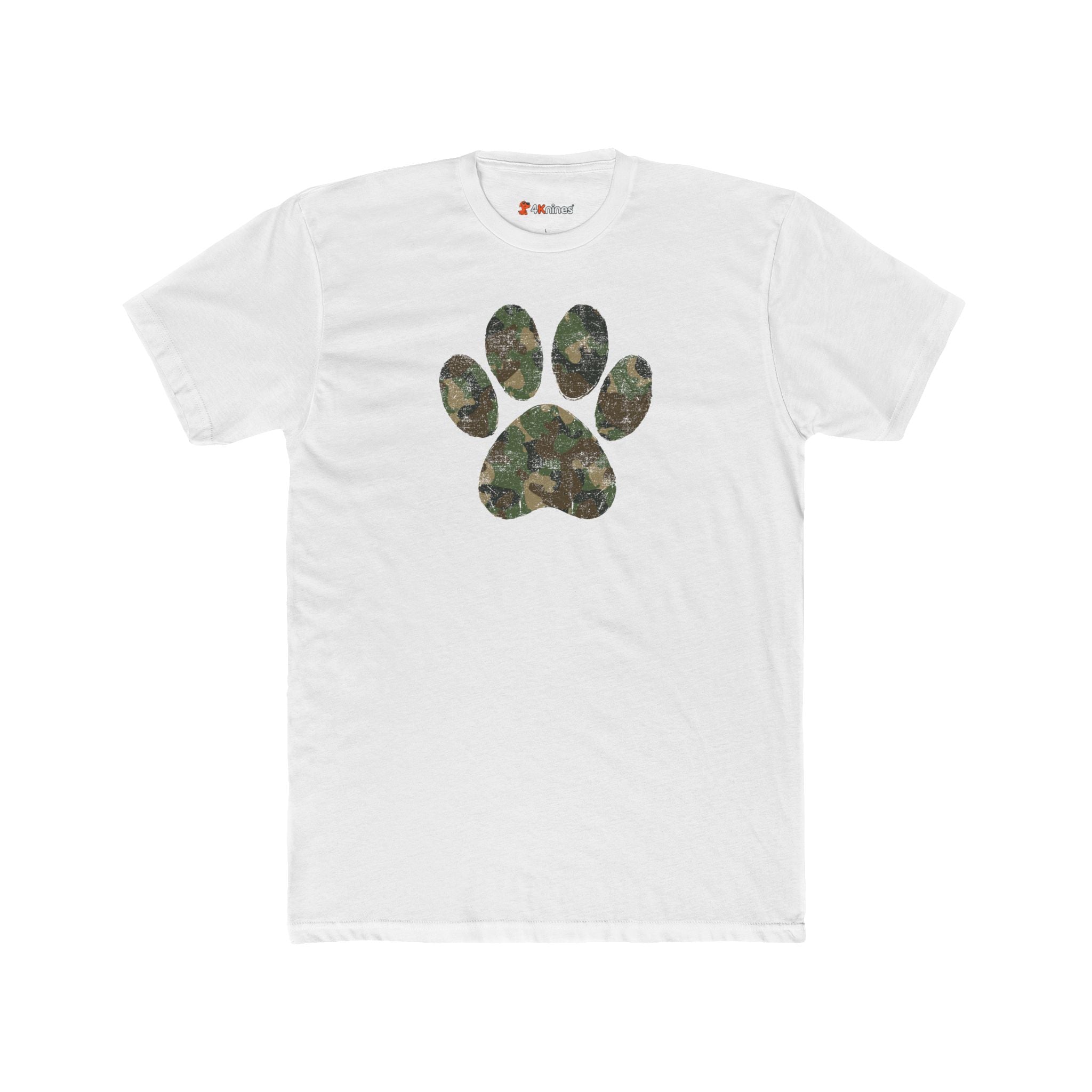 Camo Paw Green | Dog Lovers Mens Tshirt