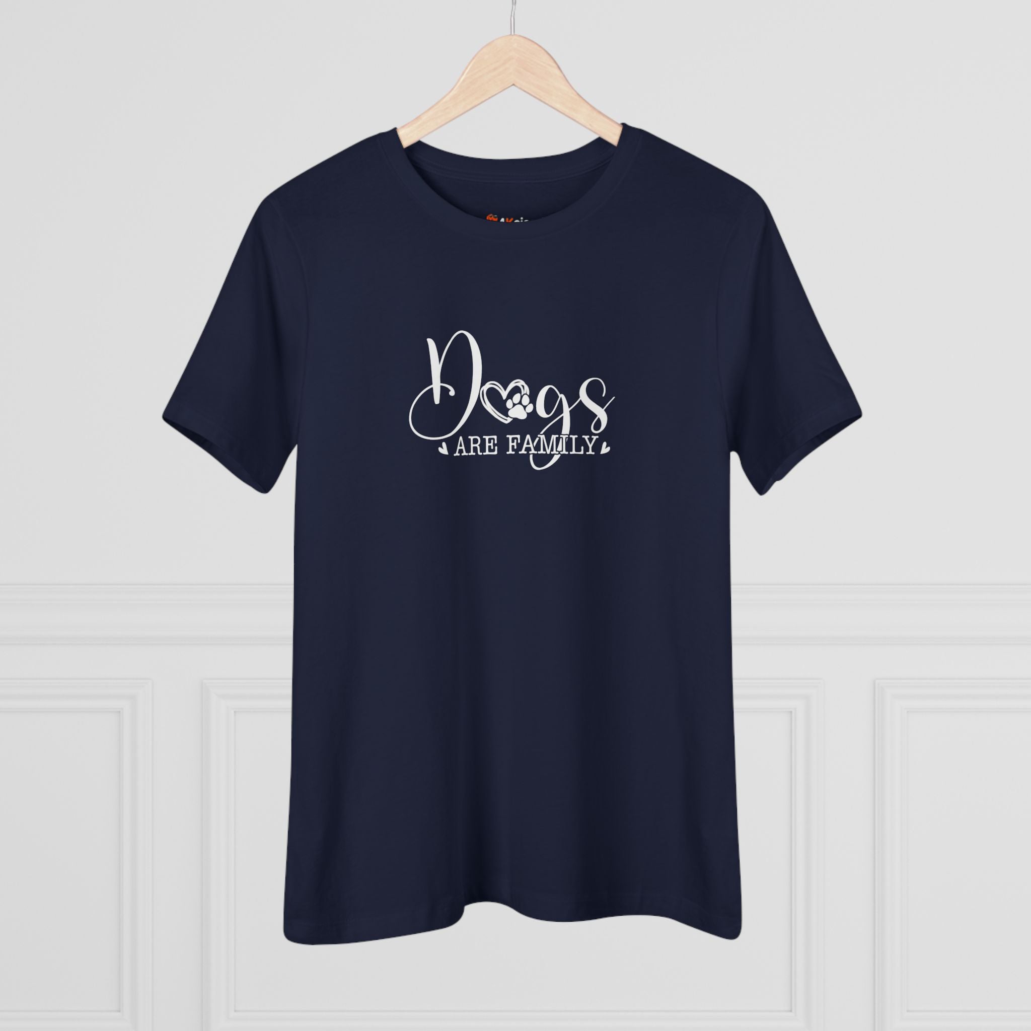 Dogs Are Family | Dog Mom Womens Tshirt