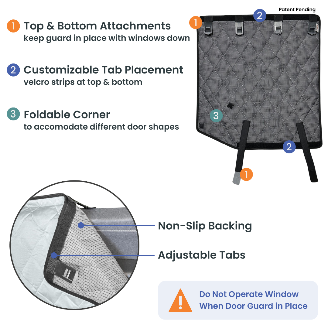 4Knines Car Door Covers That Stay In Place - XL features