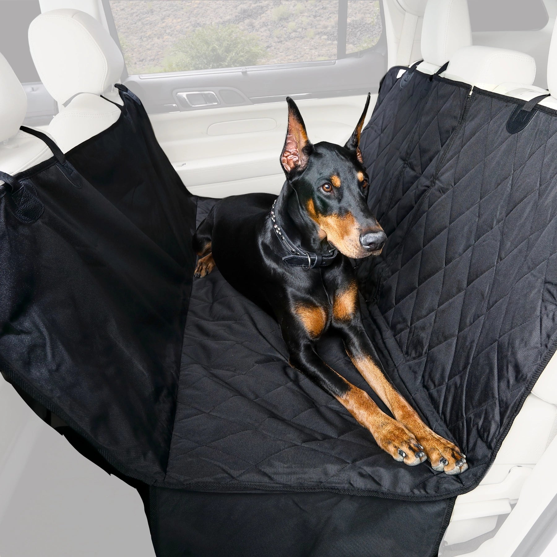 https://4knines.com/products/rear-seat-cover-for-fold-down-seats-with-hammock-regular - machine washable dog car seat cover