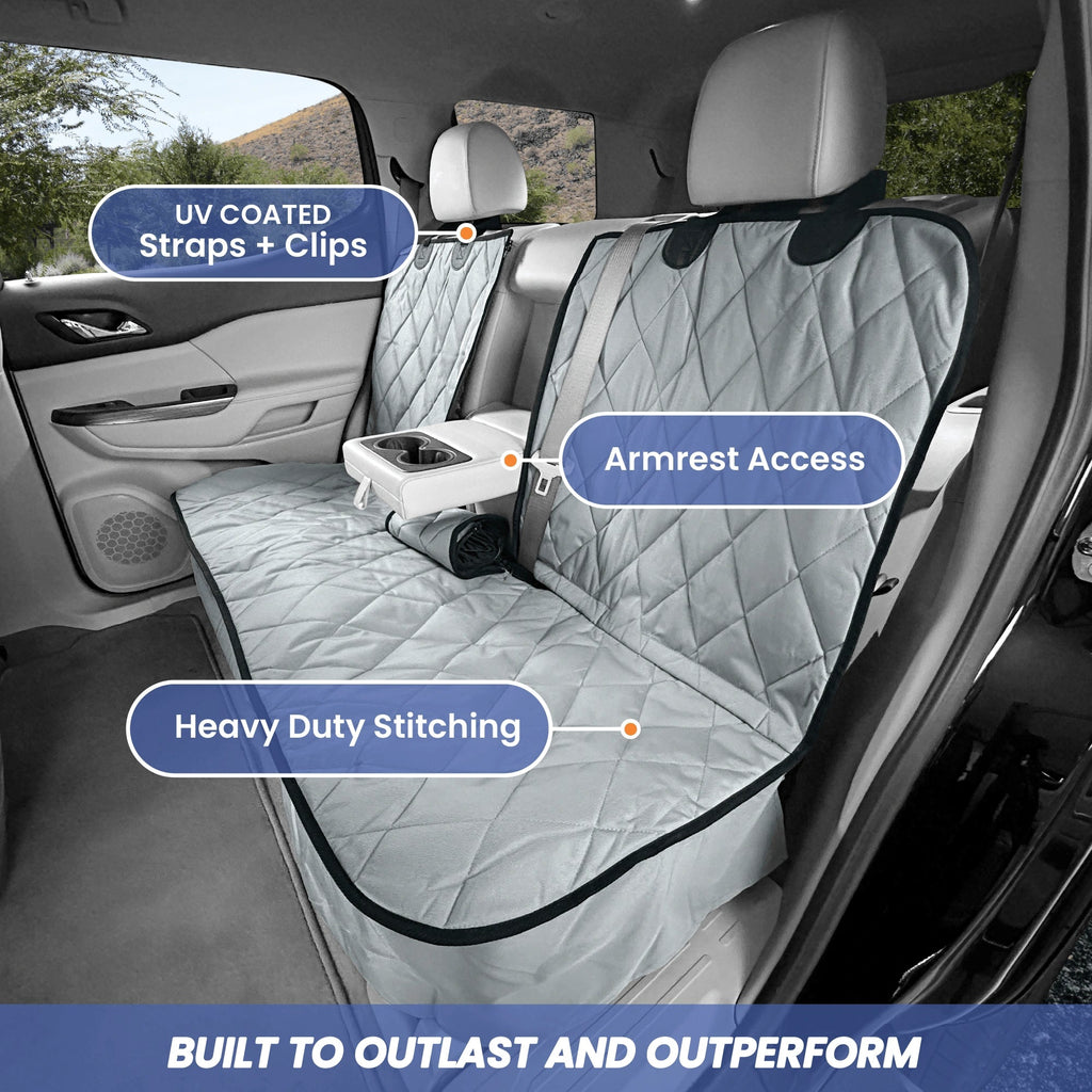 4Knines Fitted Rear Seat Cover for Fold Down Seats Features