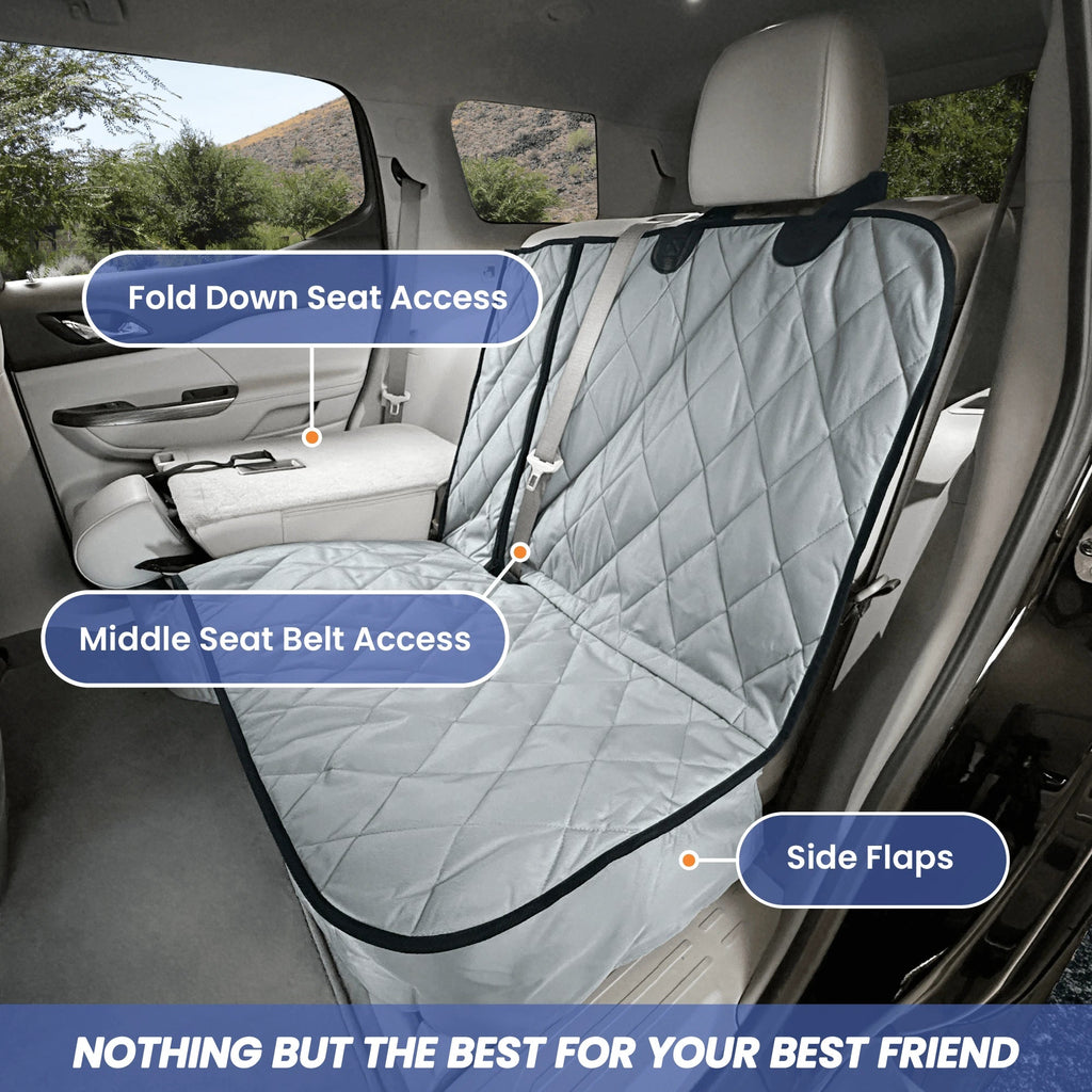 4Knines Fitted Rear Seat Cover Features