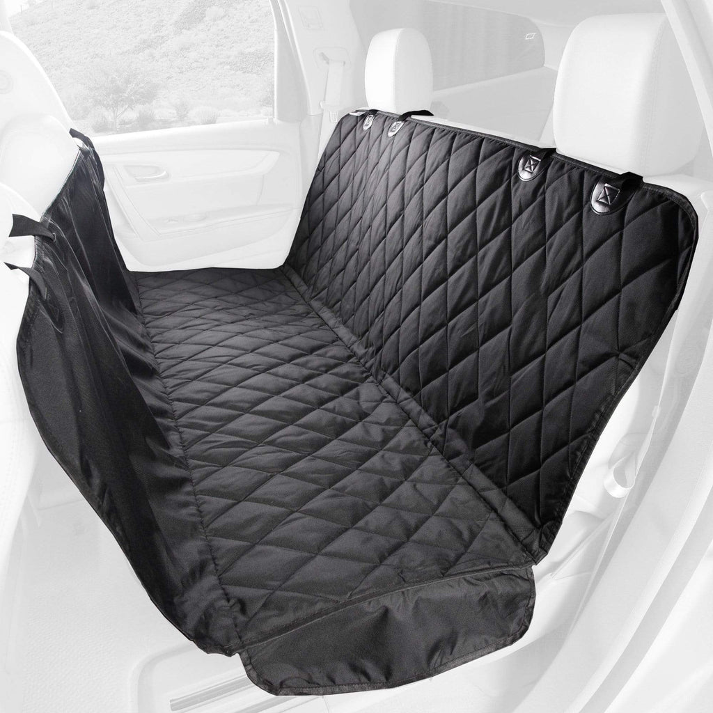Premium Rear Seat Cover with Hammock Black