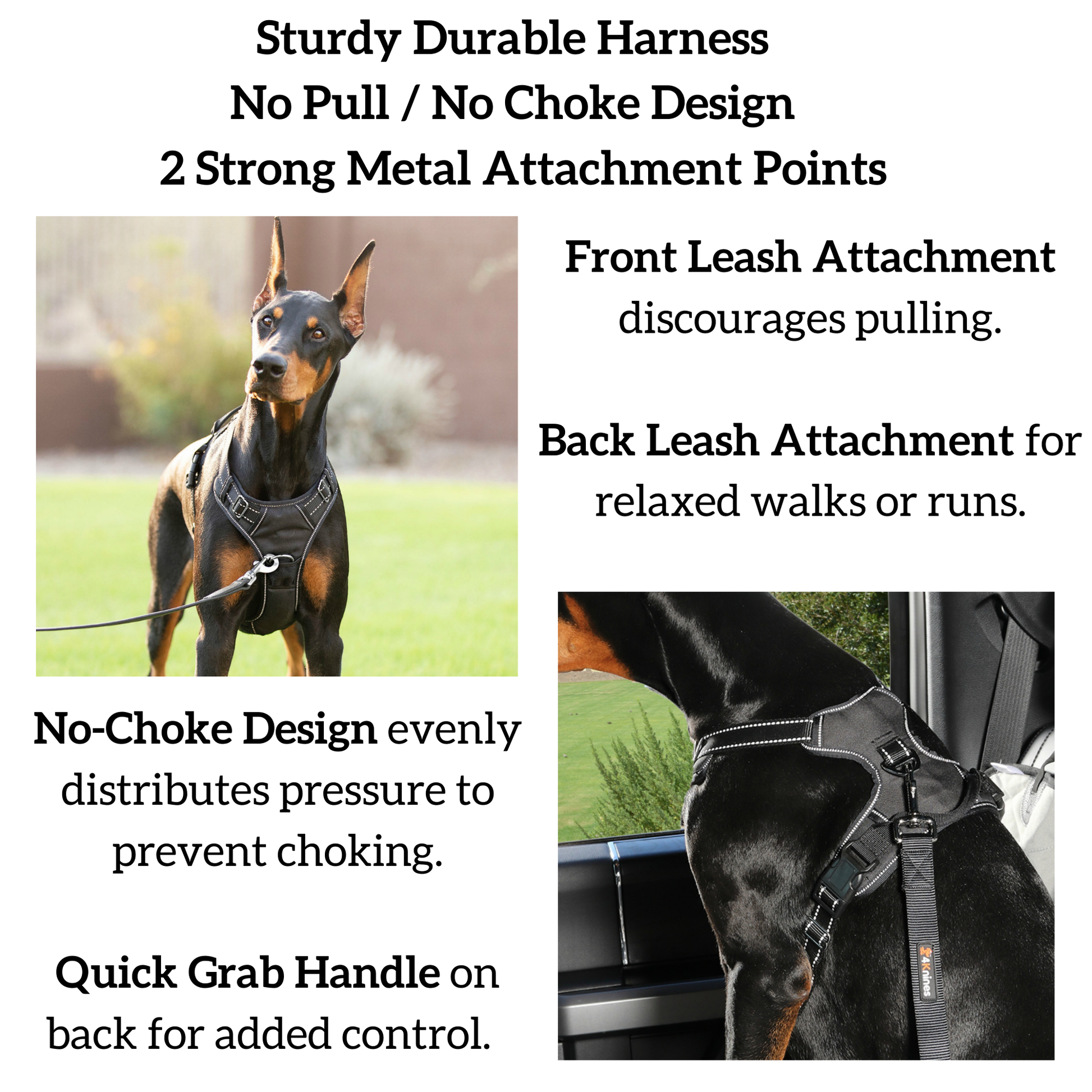 Best Dog Harness With Handle 4Knines – 4Knines®1